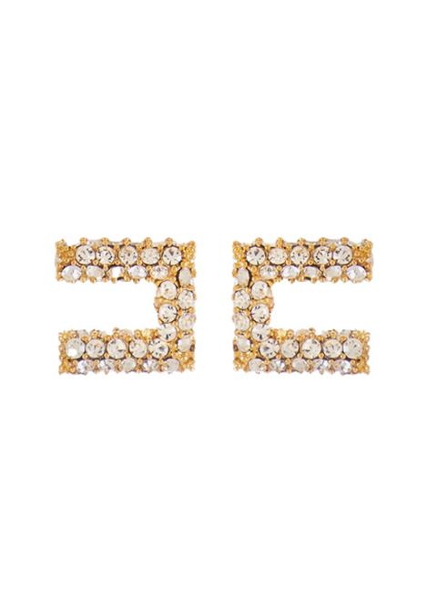 Orecchini ELISABETTA FRANCHI donna OR01A56 Oro metallo finitura dorata strass ELISABETTA FRANCHI | Orecchini | OR01A56U95